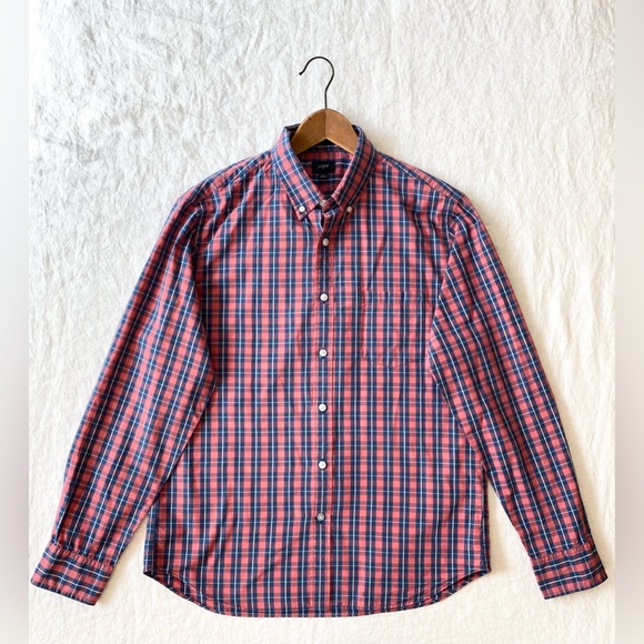 J Crew Plaid Button Down Front Long Sleeve Dress Shirt - Picture 4 of 13